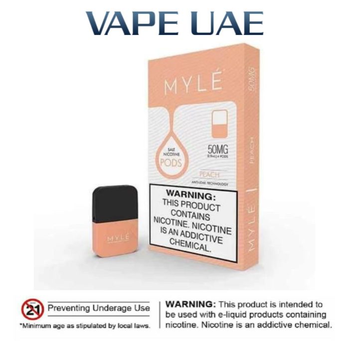 MYLE V4 Peach Magnetic PODS 50mg