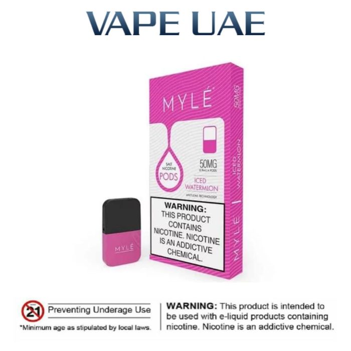 MYLE V4 Iced Watermelon Magnetic PODS 50mg