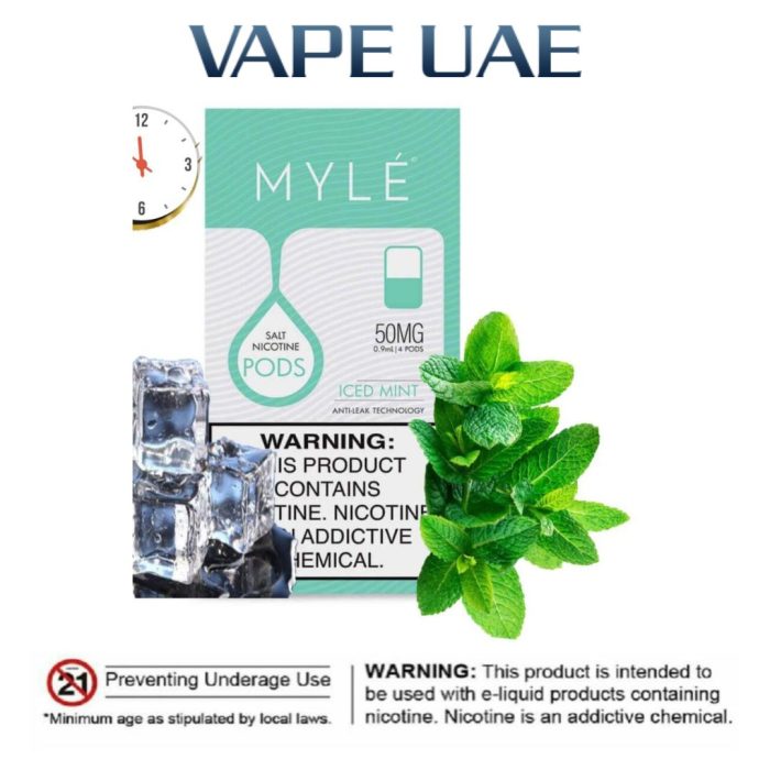 MYLE V4 ICED MINT Magnetic PODS 50mg