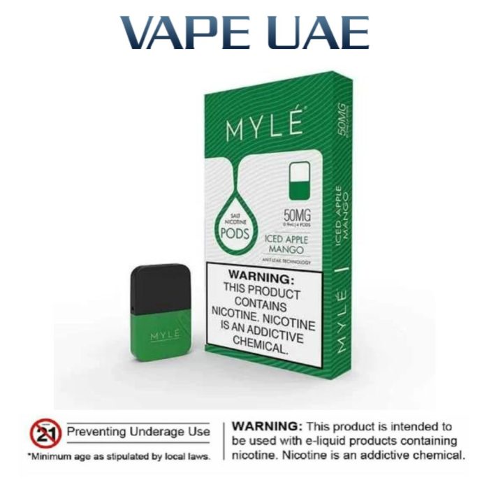 MYLE V4 ICED APPLE MANGO Magnetic PODS 50mg