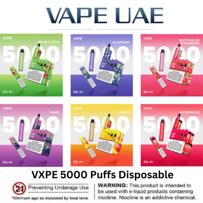 VXPE 5000 Puffs Disposable Vape Rechargeable