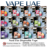 Nerd Fire 8000 Puffs Disposable Vape 2% Nicotine