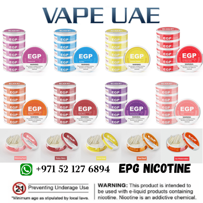 EGP Nicotine Pouches 9mg & 14 mg Nicotine