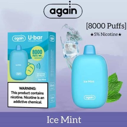AGAIN U BAR 8000 PUFFS DISPOSABLE VAPE IN UAE