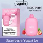 AGAIN U BAR 8000 PUFFS DISPOSABLE VAPE IN UAE