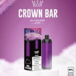 Al Fakher 8000 Puffs Crown Bar 5mg DTL (BIG CLOUD)