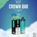 Al Fakher 8000 Puffs Crown Bar 5mg DTL (BIG CLOUD)