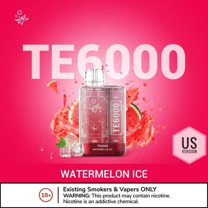 ELFBAR TE6000 (US Version) Disposable Vape 50mg/5% Nicotine