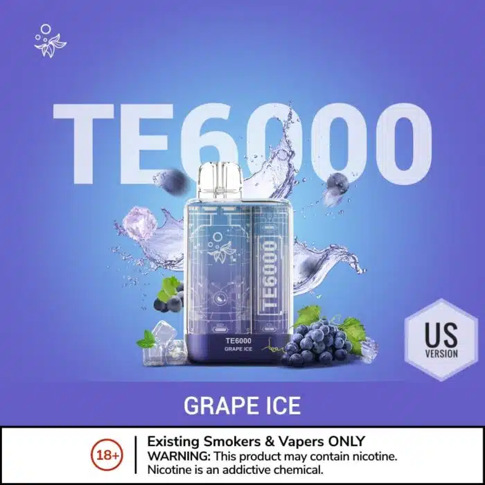 ELFBAR TE6000 (US Version) Disposable Vape 50mg/5% Nicotine