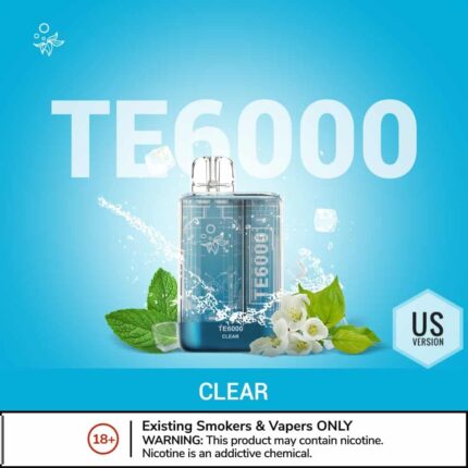ELFBAR TE6000 (US Version) Disposable Vape 50mg/5% Nicotine