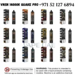 VNSN Quake Pro Disposable Vape 14000 Puffs