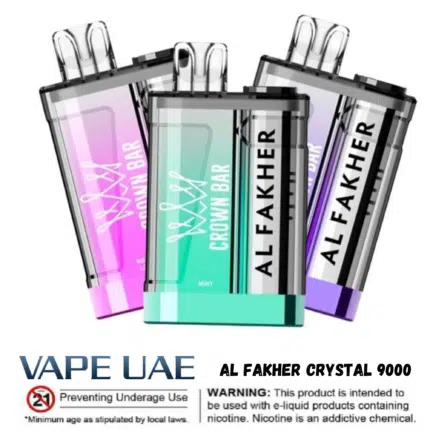 Al Fakher Crown Bar Crystal 9000 Puffs Disposable Vape