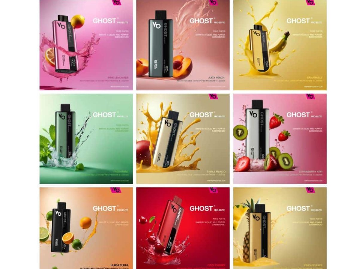 Best Vapes Bars Ghost Pro Elite 7000 Puffs Disposable Vape in Dubai UAE