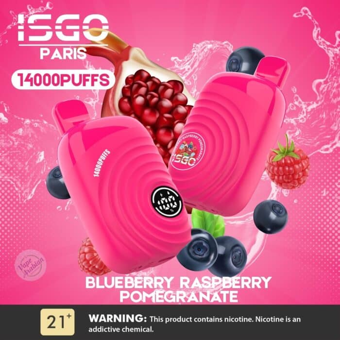 ISGO Paris 14000 Puffs Disposable Vape In Dubai - Image 5