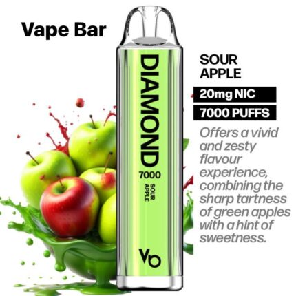 Vapes Bars Diamond 7000 Puffs Disposable Vape In UAE
