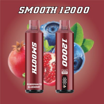 SMOOTH 12000 Grape Ice Georgian Peach Watermelon Strawberry Kiwi Strawberry Mint Gum Pomegranite Blueberry Grape Strawberry Watermelon Ice Berry Lite Cherry Bomb Watermelon Cherry Strawberry Mango Mango Watermelon