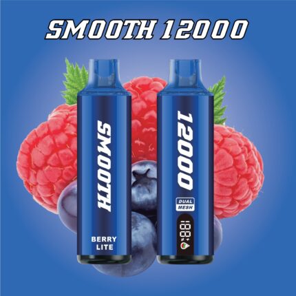 SMOOTH 12000 Grape Ice Georgian Peach Watermelon Strawberry Kiwi Strawberry Mint Gum Pomegranite Blueberry Grape Strawberry Watermelon Ice Berry Lite Cherry Bomb Watermelon Cherry Strawberry Mango Mango Watermelon