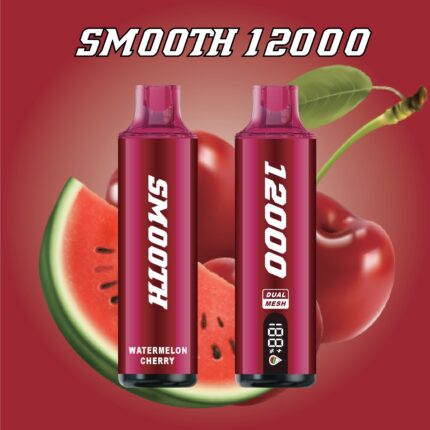 SMOOTH 12000 Grape Ice Georgian Peach Watermelon Strawberry Kiwi Strawberry Mint Gum Pomegranite Blueberry Grape Strawberry Watermelon Ice Berry Lite Cherry Bomb Watermelon Cherry Strawberry Mango Mango Watermelon