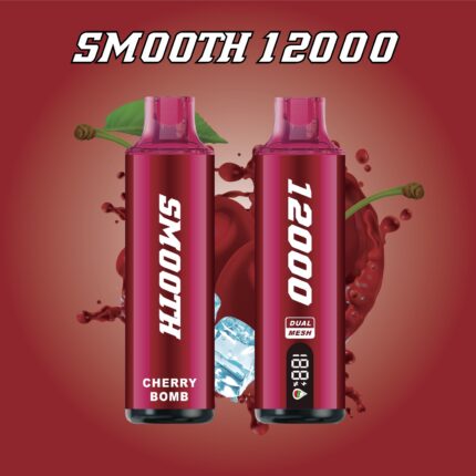 SMOOTH 12000 Grape Ice Georgian Peach Watermelon Strawberry Kiwi Strawberry Mint Gum Pomegranite Blueberry Grape Strawberry Watermelon Ice Berry Lite Cherry Bomb Watermelon Cherry Strawberry Mango Mango Watermelon