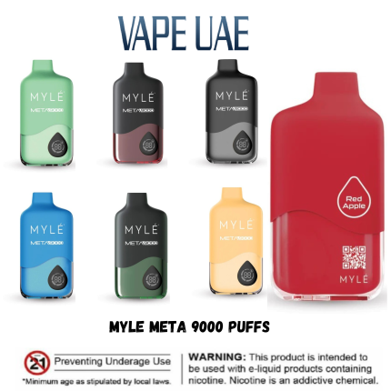 Myle Meta 9000 Puffs Disposable Vape 5% Nicotine 50mg