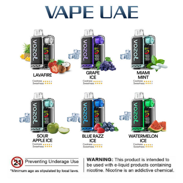 Vozol Vista 20000 Puffs In Dubai