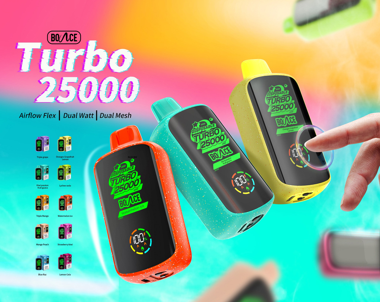 Bounce Vape Turbo 25000 Disposable Puffs In Dubai