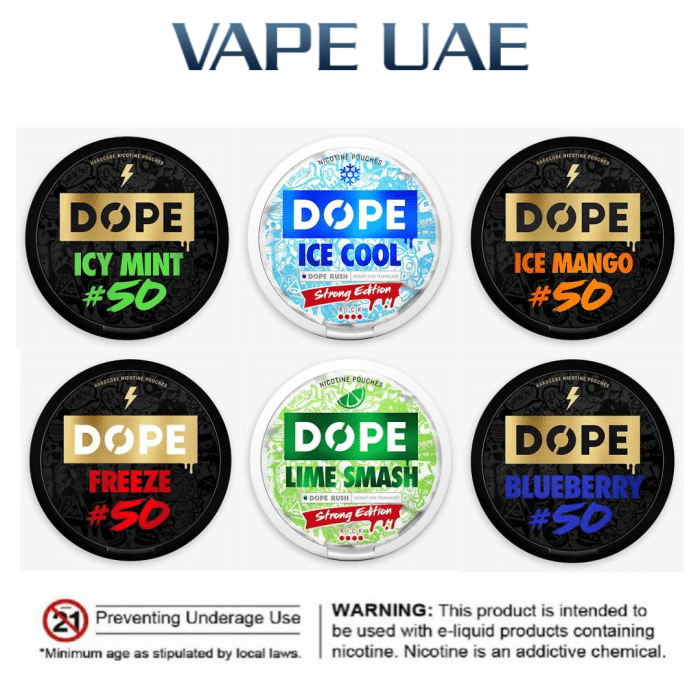 Dope Nicotine Pouches In UAE - Image 1