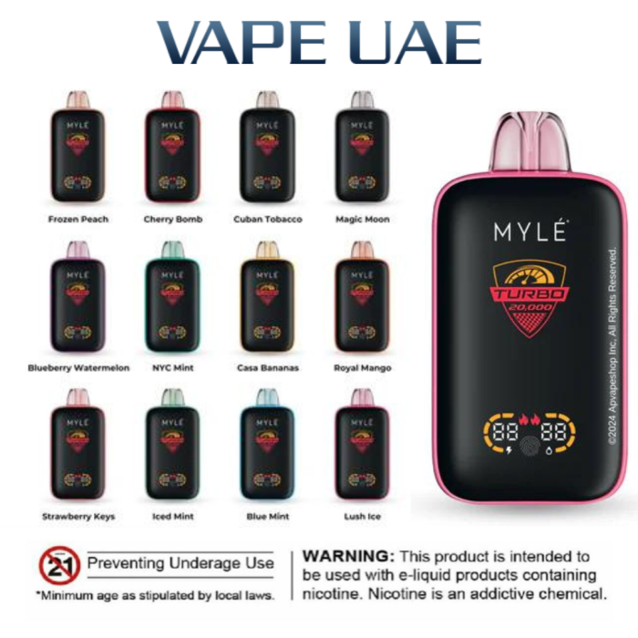 Myle Turbo 20000 Puffs Disposable Vape