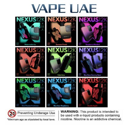 Pod Salt Nexus 12000 Puffs Disposable Vape In Dubai