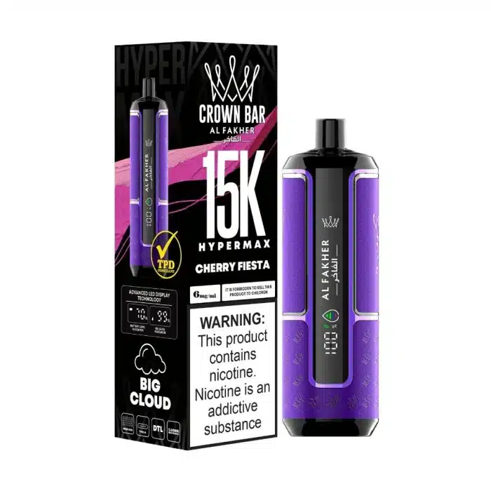 Al Fakher 15000 Puffs Hypermax Disposable Vape