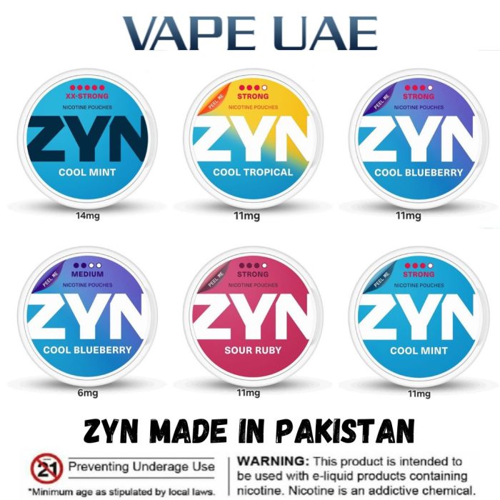 ZYN Nicotine Pouches (Made in Pakistan) In Dubai