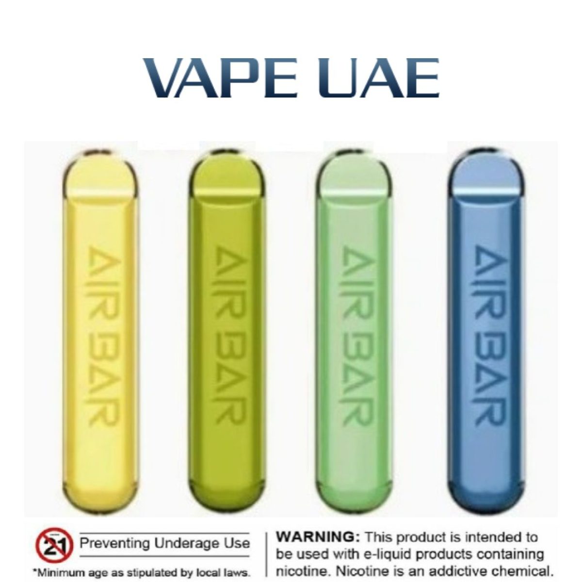 Buy Air Bar 500 Puffs Disposable Vape In UAE