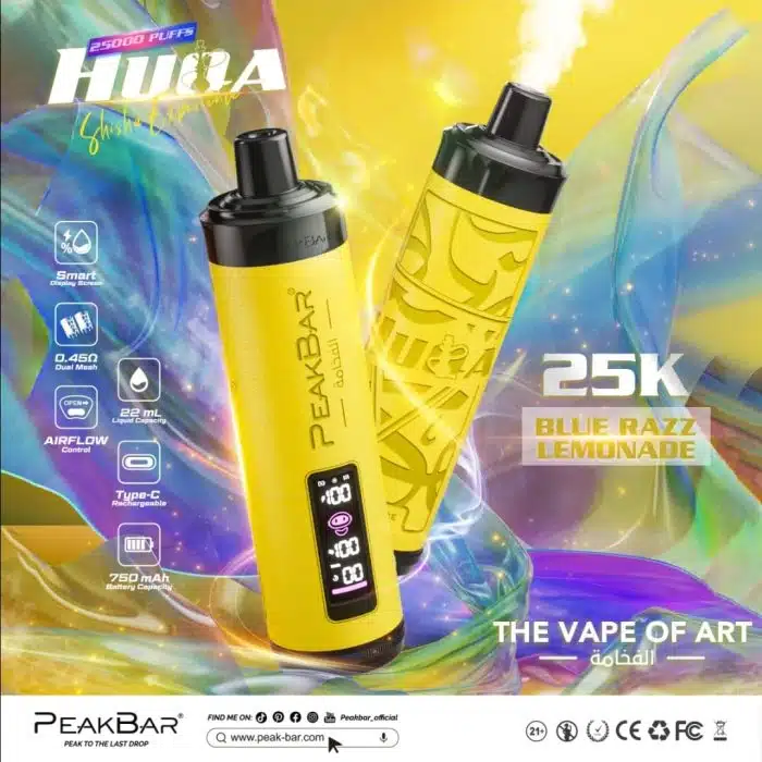 Peak Bar 25000 Puffs DTL Disposable Vape In Dubai