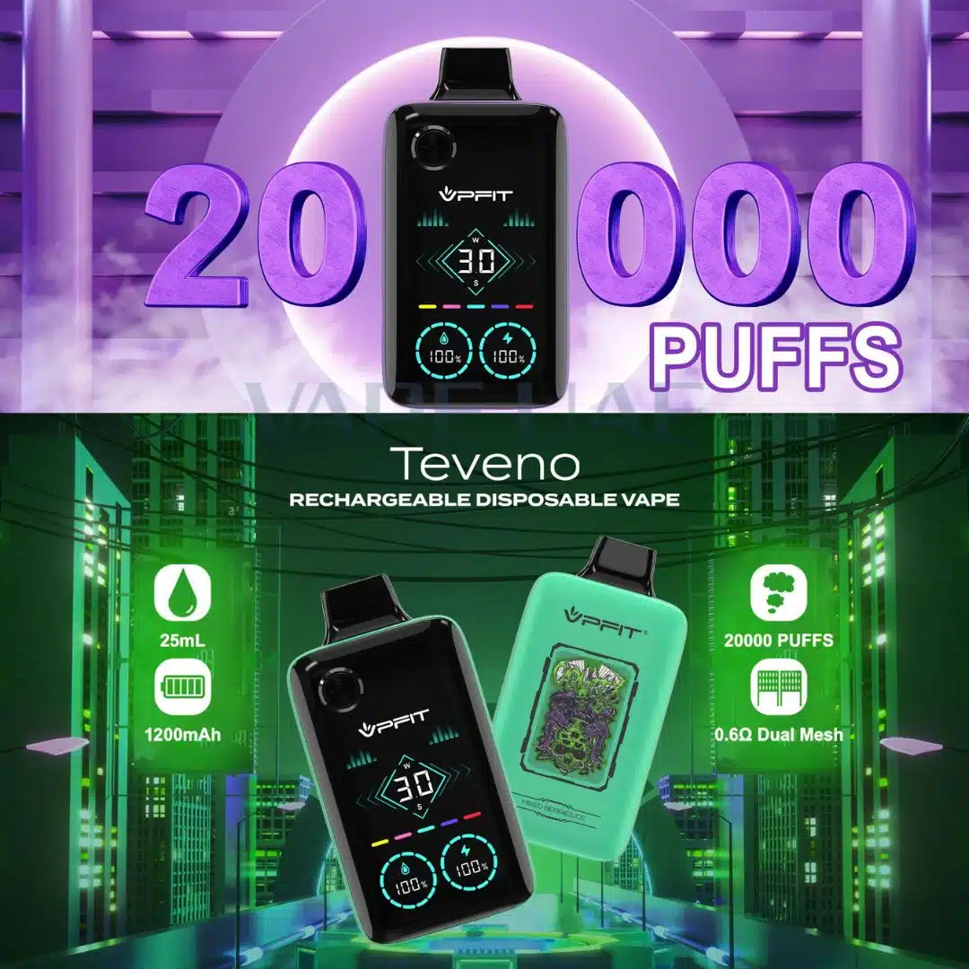 VPFIT Teveno 20000 Puffs Disposable Vape In UAE