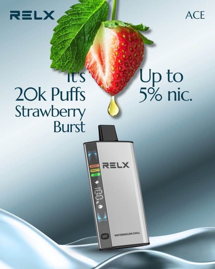 Relx Ace 20000 Puffs Disposable Vape In UAE