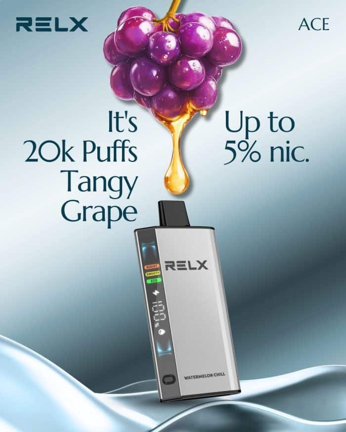 Relx Ace 20000 Puffs Disposable Vape In UAE