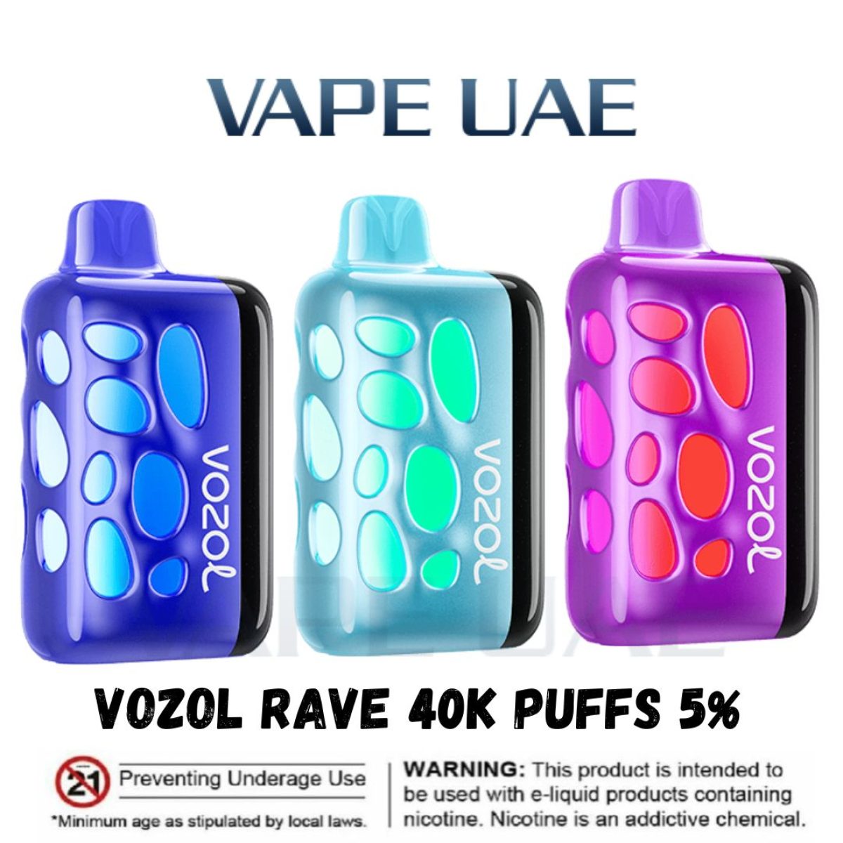 Vozol Rave 40000 Puffs Disposable Vape