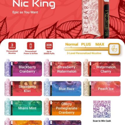 Elfbar Nic King 30000 Puffs Disposable Vape In UAE