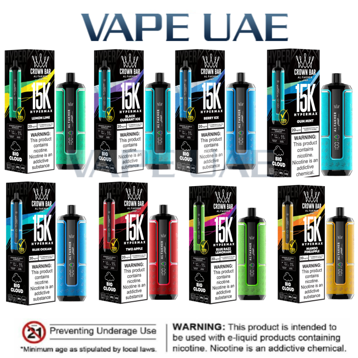 AL FAKHER 30000 Puffs Hyper Max Disposable by CROWN BAR VAPE