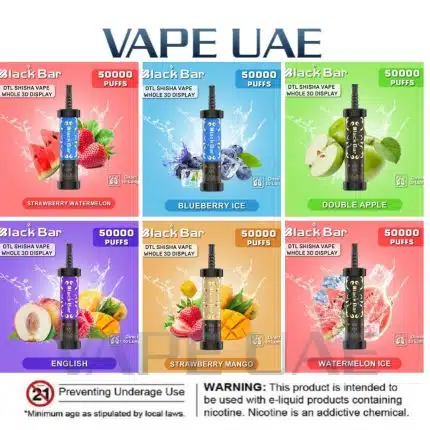 Black Bar 50000 Puffs Disposable Vape In UAE