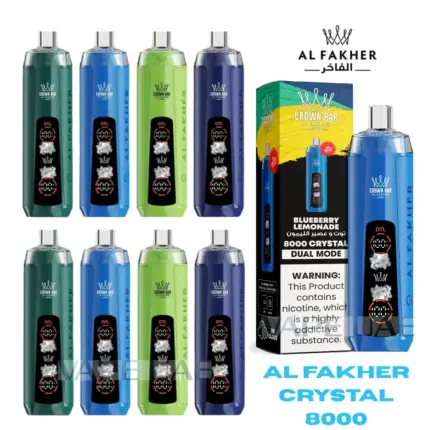 Crown Bar Al Fakher Crystal 8000 Puffs Disposable Vape