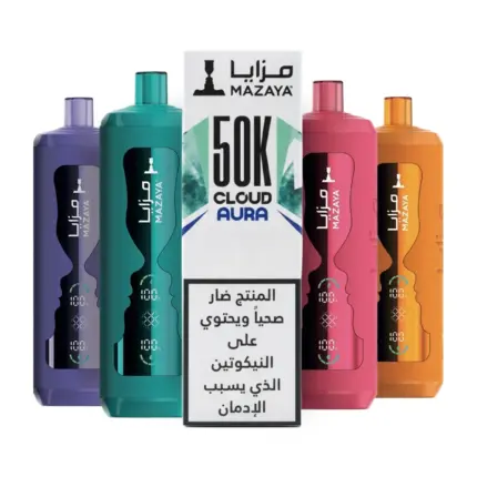 MAZAYA CLOUD AURA 50000 Puffs 6mg Disposable Vape in Dubai UAE