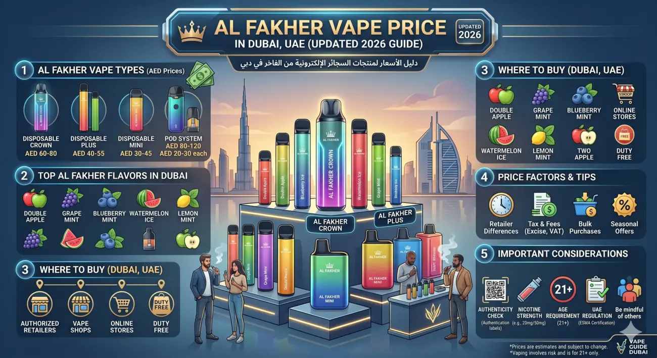 Al Fakher Vape Price in Dubai UAE (Updated 2026 Guide)