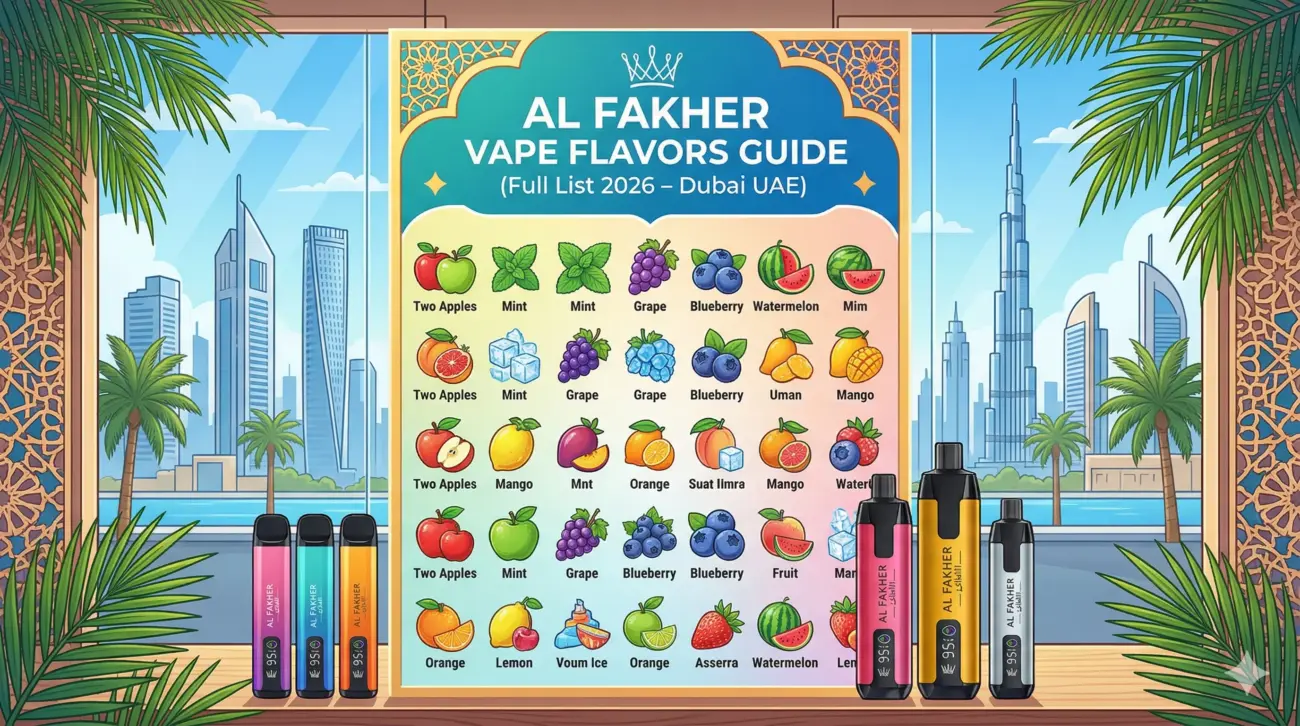 Al Fakher Vape Flavors Guide (Full List 2026 – Dubai UAE)