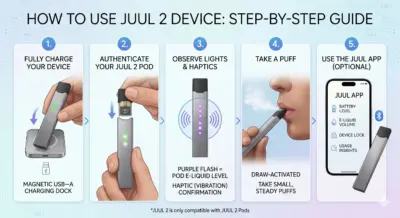 How to Use Juul 2 Device (Step-by-Step Guide)