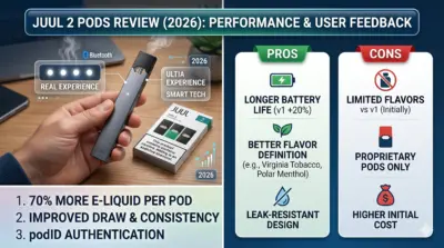 Juul 2 Pods Review (2026): Real Experience, Performance & Pros/Cons