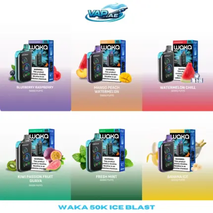 Buy WAKA Ice Blast 50k Disposable Vape in Dubai UAE