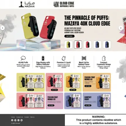 MAZAYA Cloud EDGE 40000 Puffs Disposable vape