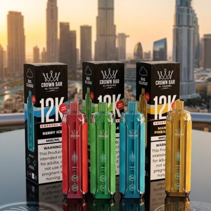 Al Fakher Crown Bar Crystal V2 12000 Puffs Disposable Vape in Dubai UAE