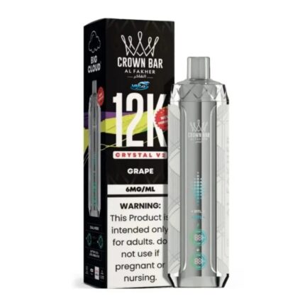 Al Fakher Crown Bar Crystal V2 12000 Puffs Disposable Vape in Dubai UAE